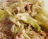 レンジで!豚肉とキャベツの梅ポンサラダ作り方3写真