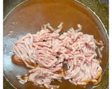 もやしとひき肉のピリ辛餡掛け💗作り方4写真