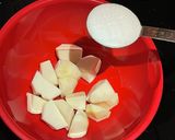 白だしと和風食材の豆乳シチュー作り方1写真