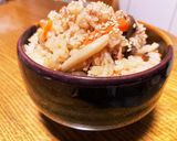 焼き肉のたれで炊き込みご飯♡作り方4写真