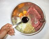 肉団子と蓮根牛蒡人参の煮物♪皮膚病に簡単作り方2写真