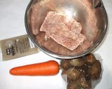 鶏肉団子の根菜煮♪足のむくみに簡単薬膳作り方1写真