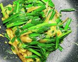 新食感！ごぼう入りニラ卵作り方5写真