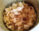 鶏むね肉とキャベツの あっさり中華スープ作り方6写真
