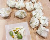 シューマイの皮で包んで焼くだけ!肉なし!作り方1写真
