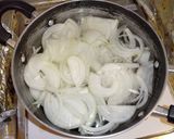 たっぷり三つ葉のかき玉親子丼作り方2写真