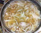たっぷり三つ葉のかき玉親子丼作り方3写真