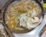 たっぷり三つ葉のかき玉親子丼作り方4写真