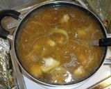 たっぷり三つ葉のかき玉親子丼作り方6写真