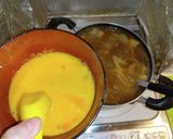 たっぷり三つ葉のかき玉親子丼作り方7写真