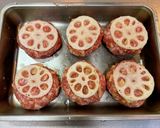 高野豆腐をつなぎに◎れんこん豚ハンバーグ作り方4写真