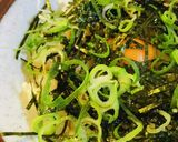 毎日のしろごはん●ネギ海苔たまごはん作り方1写真
