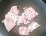 白菜と豚肉のあんかけ丼★舞茸入り★ランチ作り方1写真