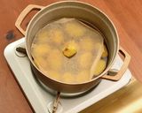 銅鍋てふてふで作る 秋の味覚 栗の甘露煮作り方7写真