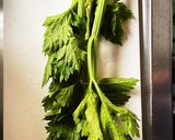 香りのいいセロリの味噌汁作り方1写真