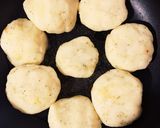 ♡芋もち♡生ハムとチーズ入り作り方8写真