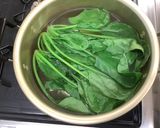 【大崎市】ほうれん草ののり酢あえ【給食】作り方1写真