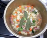 【大崎市】長ネギミルクスープ【学校給食】作り方3写真