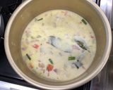 【大崎市】長ネギミルクスープ【学校給食】作り方4写真