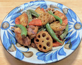 鶏もも肉と厚揚げとレンコンの中華炒め作り方8写真