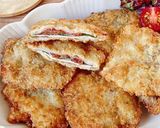 ☆簡単☆梅しそチーズ紙カツ作り方5写真