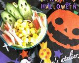 おばけきゅうりのハロウィンサラダ作り方7写真