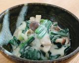 やさしい味♪ ほうれん草のクリーム煮作り方8写真