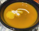 カボチャの大豆& ベーコン入スープ作り方9写真