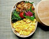 お弁当にぴったり大豆ミートの鶏そぼろ風作り方5写真