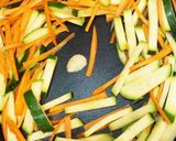 5分|ズッキーニとにんじんの炒め物作り方5写真