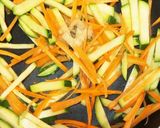 5分|ズッキーニとにんじんの炒め物作り方6写真