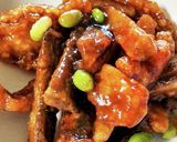 お酒もご飯も進む！甘辛鶏ごぼう作り方5写真