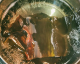 昆布だし・湯引きハモ〜いかの塩辛のっけ〜作り方4写真