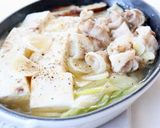 詰めて煮るだけ！簡単美味しい【塩肉豆腐】作り方6写真