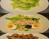 美味ドレ南蛮青じそ青ドレで鶏はらみサラダ作り方1写真