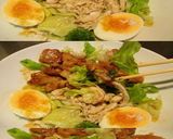 美味ドレ南蛮青じそ青ドレで鶏はらみサラダ作り方3写真