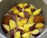 梅干しとサツマイモの炊き込みご飯作り方4写真