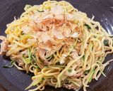 簡単ランチに!にんにくバター醤油焼きそば作り方4写真
