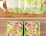 豚肉と白菜の塩糀ミルフィーユ作り方3写真