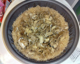鯖缶と舞茸と三つ葉の炊き込みご飯作り方6写真