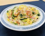 ベジ♪ニラのかき玉あんかけ丼作り方5写真