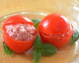 サテトムが香る肉だね入りトマトのプチ鍋♪作り方4写真