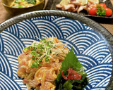 まぐろの切り落としのごま醤油麹和え作り方4写真