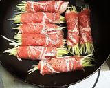 青パパイヤの肉巻き作り方3写真