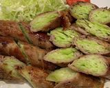 青パパイヤの肉巻き作り方5写真