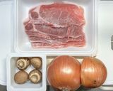 生姜焼き用の豚ロース肉でポークチャップ作り方1写真