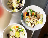 茄子椎茸簡単コク旨トマト味八宝回鍋肉風作り方11写真