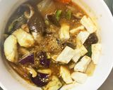 茄子椎茸ウスターピリ辛味白菜八宝回鍋肉風作り方16写真