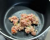 【犬用】肉団子のタネでオムレツ作り方1写真