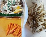 はんぺんとカニカマのなんちゃってつみれ汁作り方3写真